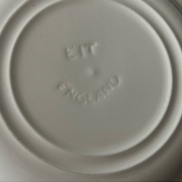 2-English Ironstone Tableware (EIT) Red Country Scene Plate Vintage England - Picture 5 of 5